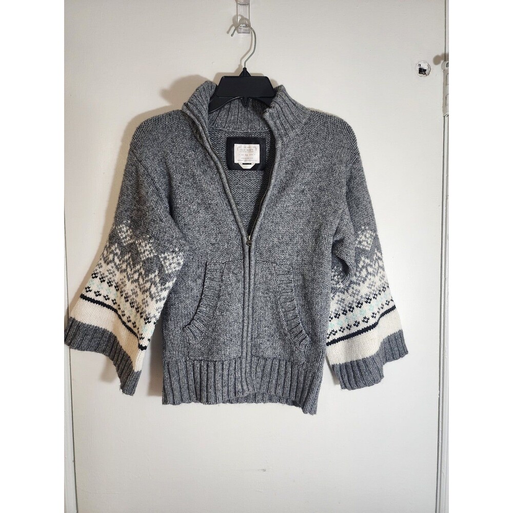 Old Navy Kimono Sleeve Zip up Cardigan Sweater